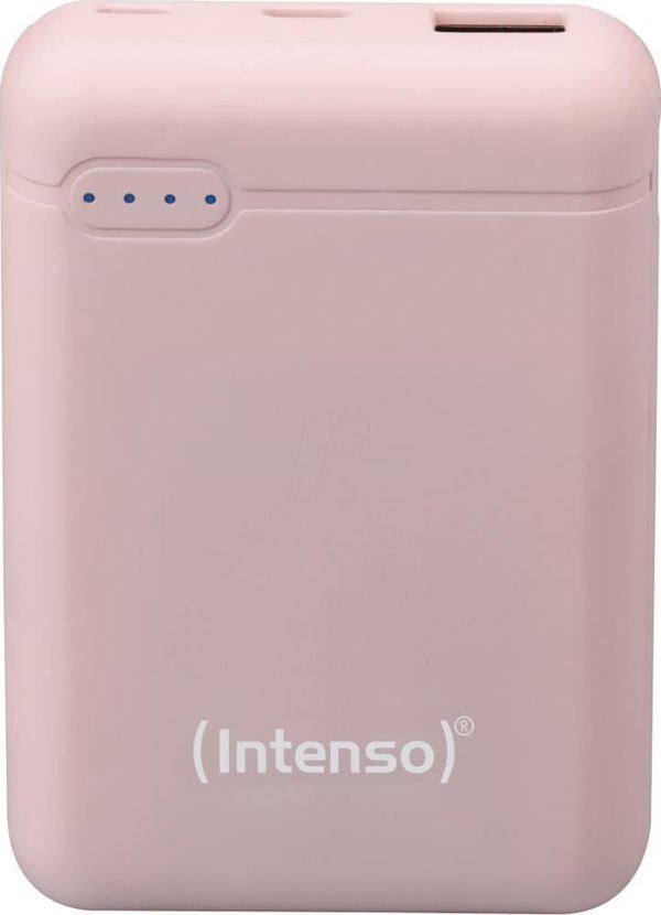 Intenso XS10000 Powerbank 10000mAh με Θύρες USB-A & Type-C - Ροζ