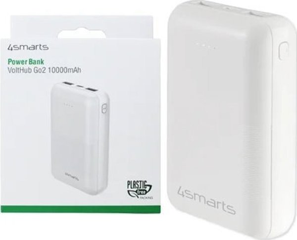 Φορητός φορτιστής 4smarts 4smarts Powerbank VoltHub Go2 10000mAh λευκό