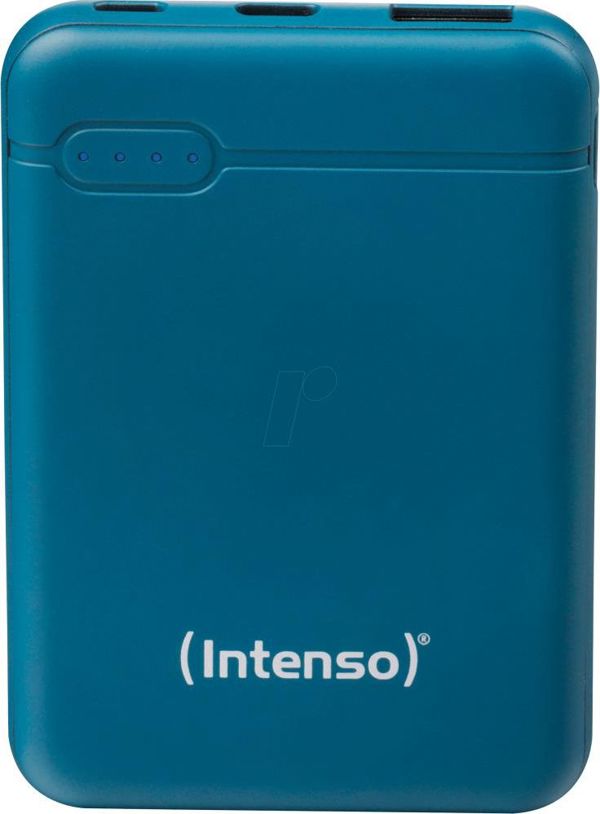 Intenso Powerbank XS5000 5000mAh, Φορητός Φορτιστής με Θύρες USB-A & Type-C, Μπλε