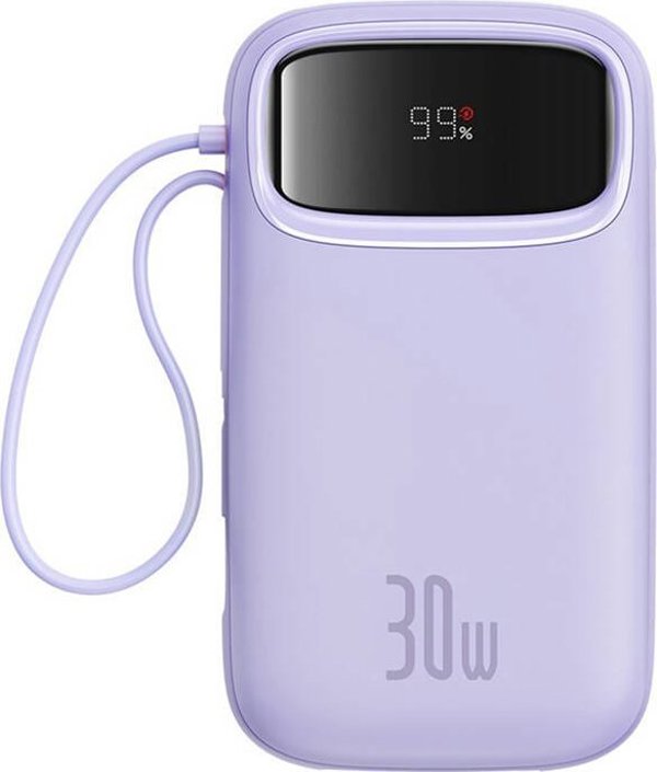Powerbank Baseus Powerbank QPow 2 20000mAh 30W 2xUSB-C (fioletowy)