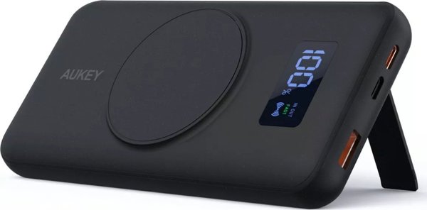 Aukey PB-WL02i 10000mAh Powerbank Μαύρο 13115499 608119204113