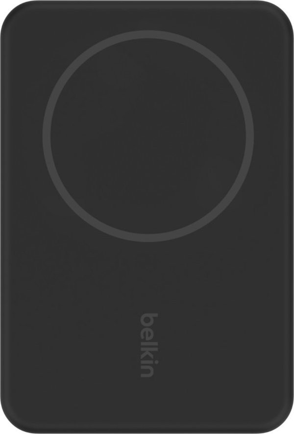 Belkin 5K Magnetic Wireless Power Bank + Stand, Φορητός Φορτιστής MagSafe 5000mAh για iPhone, Μαύρο
