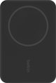 Belkin 5K Magnetic Wireless Power Bank + Stand, Φορητός Φορτιστής MagSafe 5000mAh για iPhone, Μαύρο