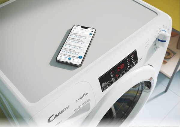 Πλυντήριο-στεγνωτήριο Candy Candy Washing Machine with Dryer | CSHW 4645TW3/1-S | Κατηγορία ενεργειακής απόδοσης C/E | Μπροστινή φόρτωση | Χωρητικότητα πλύσης 6 kg | 1400 RPM | Βάθος 45 cm | Πλάτος 60 cm | Οθόνη | Ψηφιακό | Σύστημα στεγνώματος | Χωρητικότ
