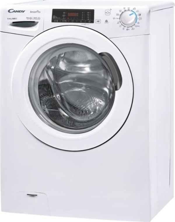 Πλυντήριο-στεγνωτήριο Candy Candy Washing Machine with Dryer | CSHW 4645TW3/1-S | Κατηγορία ενεργειακής απόδοσης C/E | Μπροστινή φόρτωση | Χωρητικότητα πλύσης 6 kg | 1400 RPM | Βάθος 45 cm | Πλάτος 60 cm | Οθόνη | Ψηφιακό | Σύστημα στεγνώματος | Χωρητικότ