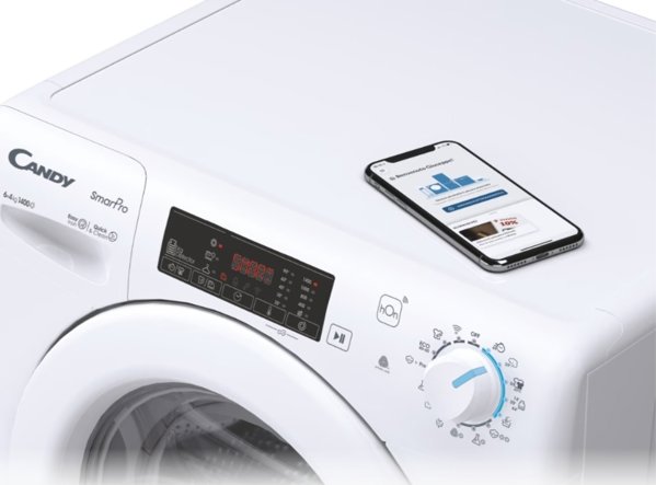 Πλυντήριο-στεγνωτήριο Candy Candy Washing Machine with Dryer | CSHW 4645TW3/1-S | Κατηγορία ενεργειακής απόδοσης C/E | Μπροστινή φόρτωση | Χωρητικότητα πλύσης 6 kg | 1400 RPM | Βάθος 45 cm | Πλάτος 60 cm | Οθόνη | Ψηφιακό | Σύστημα στεγνώματος | Χωρητικότ