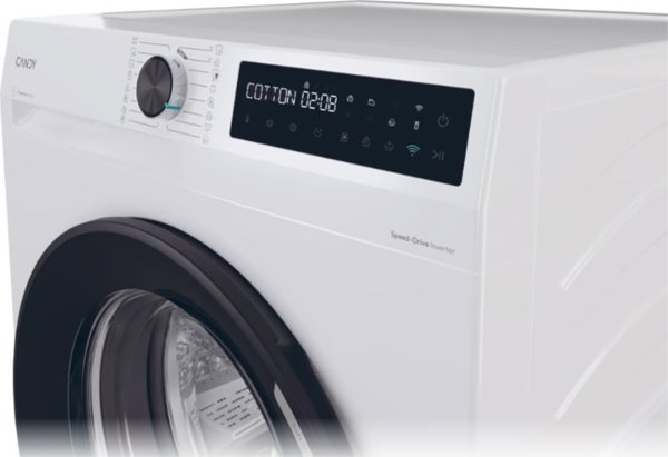 Πλυντήριο Candy Candy | BR 48B6-S | Κατηγορία ενεργειακής απόδοσης A | Μπροστινή φόρτωση | Χωρητικότητα πλύσης 8 kg | 1400 RPM | Βάθος 53 cm | Πλάτος 60 cm | Οθόνη | LCD | Λειτουργία ατμού | Wi-Fi | Λευκό