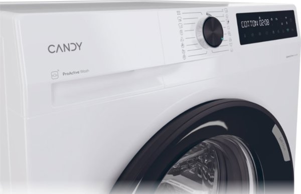 Πλυντήριο Candy Candy | BR 48B6-S | Κατηγορία ενεργειακής απόδοσης A | Μπροστινή φόρτωση | Χωρητικότητα πλύσης 8 kg | 1400 RPM | Βάθος 53 cm | Πλάτος 60 cm | Οθόνη | LCD | Λειτουργία ατμού | Wi-Fi | Λευκό