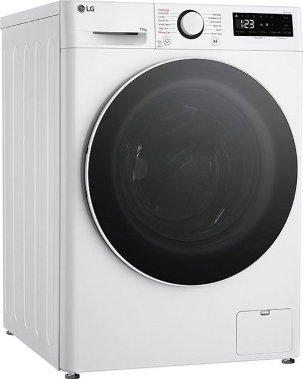Πλυντήριο LG LG | F4WR511S0W | Πλυντήριο ρούχων | Κατηγορία ενεργειακής απόδοσης A | Μπροστινή φόρτωση | Χωρητικότητα πλύσης 11 kg | 1400 RPM | Βάθος 56.5 cm | Πλάτος 60 cm | Οθόνη | LED | Λειτουργία ατμού | Άμεση κίνηση | Λευκό