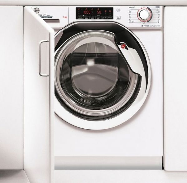 Hoover HBWO 69TAMCE-S Εντοιχιζόμενο Πλυντήριο Ρούχων 9kg, 1551 Στροφές, 15 Προγράμματα