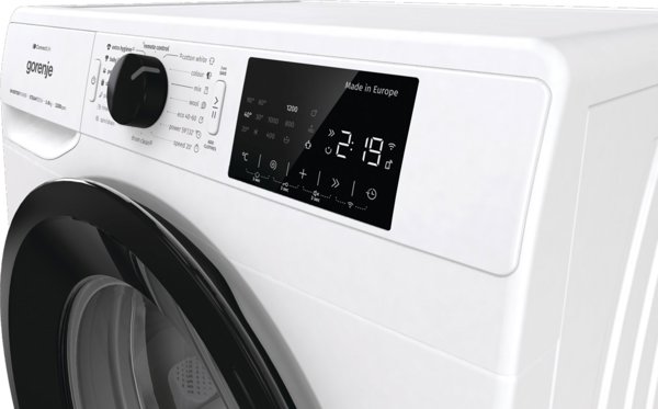 Πλυντήριο ρούχων Gorenje | WPNEI82SBSWIFI | Κατηγορία ενεργειακής απόδοσης Β | Προεφοδιασμός | Δυνατότητα πλύσης 8 κιλά | 1200 σ.α.λ. | Βάθος 47 cm | Πλάτος 60 cm | LED | Λειτουργία ατμού | WiFi 13677512 3838782834585