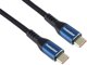 PremiumCord USB-C kabel ( USB 3.2 GEN 2x2, 5A, 100W, 20Gbit/s ) 2m, bavlněný oplet