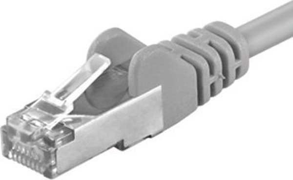PremiumCord PREMIUMCORD Καλώδιο Patch CAT6a S-FTP, RJ45-RJ45, AWG 26/7 20m γκρι