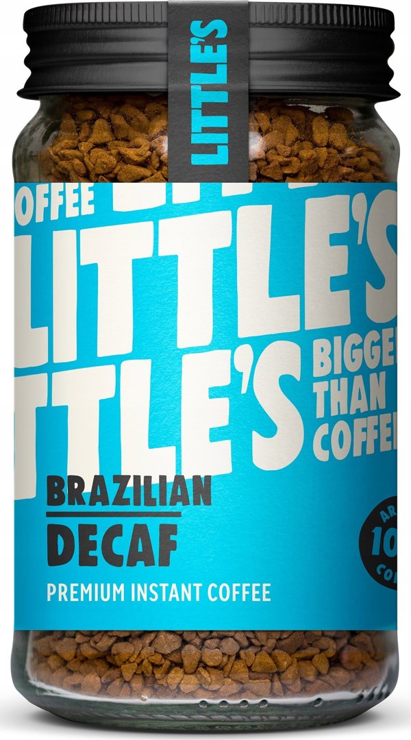 Premium instant coffee Little's Brazilian Decaf, 50 g