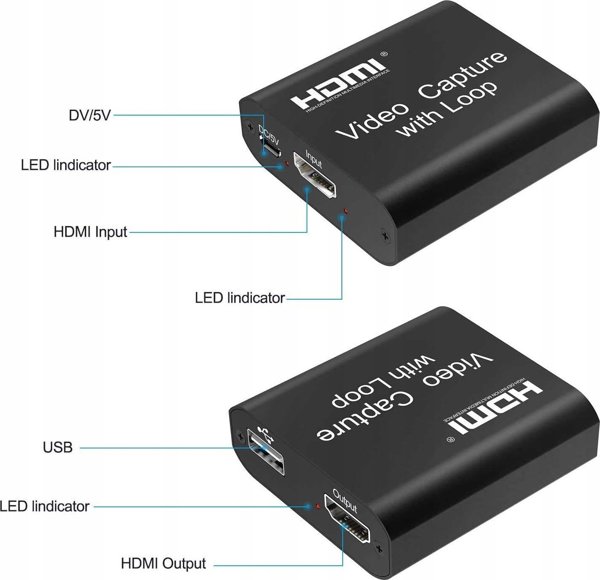 PremiumCord PremiumCord HDMI Καταγραφή Βίντεο με Loop