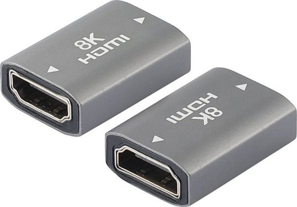 PremiumCord Αντάπτορας HDMI A σε HDMI A Θηλυκό/Θηλυκό 8K, Μεταλλικός