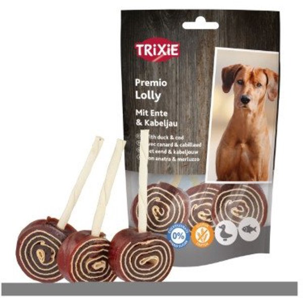 Trixie Premio Lolly, Λιχουδιά Σκύλου με Πάπια και Μπακαλιάρο, 11εκ, 80γρ
