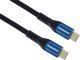 PremiumCord USB-C kabel ( USB 3.2 GEN 2x2, 5A, 100W, 20Gbit/s ) 0,5m, bavlněný oplet
