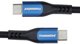 PremiumCord USB-C kabel ( USB 3.2 GEN 2x2, 5A, 100W, 20Gbit/s ) 0,5m, bavlněný oplet