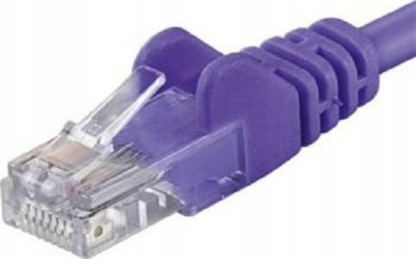 PremiumCord PremiumCord Καλώδιο Patch UTP RJ45-RJ45 CAT6 0.5m μωβ