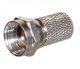 PremiumCord Sat. F-konektor, na kabel 6.5mm Cut Version, délka 20mm