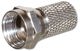 PremiumCord Sat. F-konektor, na kabel 6.5mm Cut Version, délka 20mm
