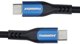 PremiumCord USB-C kabel ( USB 3.2 GEN 2x2, 5A, 100W, 20Gbit/s ) 1m, bavlněný oplet