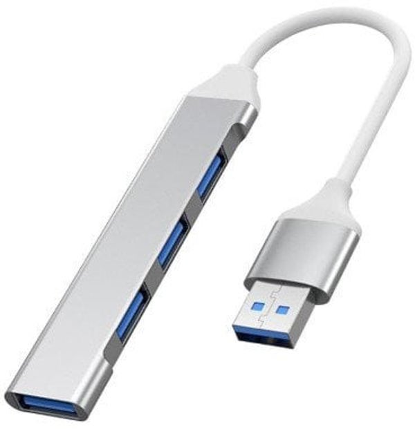 PremiumCord Hub USB3.2A σε USB3.2 A + 3x USB2.0 A, SuperSpeed 5Gbps, αλουμινένια θήκη