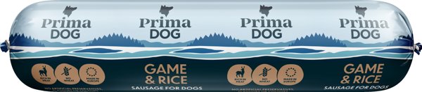 Λουκάνικο PRIMADOG από κυνήγι και ρύζι 800 G