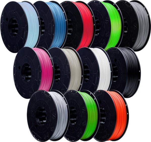 Σετ νημάτων Print-me mix Swift PETG, Smarfit PLA, Smooth ABS, Flex 20D, Flex 40D, Smooth ASA - 1,75mm 1,2kg - 12 χρώματα