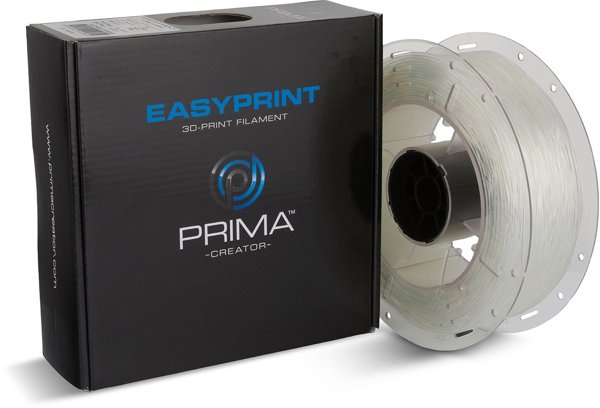 Νήμα PrimaCreator EasyPrint FLEX 95A για εκτυπωτές 3D, 500g, 1.75mm, διαφανές