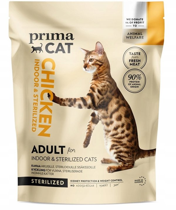 PRIMACAT ΚΟΤΟΠΟΥΛΟ ΣΤΕΙΡΩΜΕΝΟ ΕΝΗΛΙΚΟ 400 G