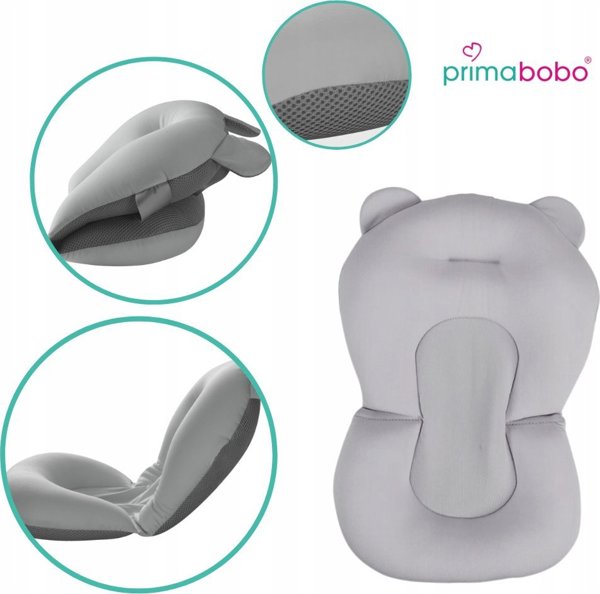 Μαξιλάρι μπάνιου Primabobo PRIMABOBO, γκρι, BL_pp_GREY