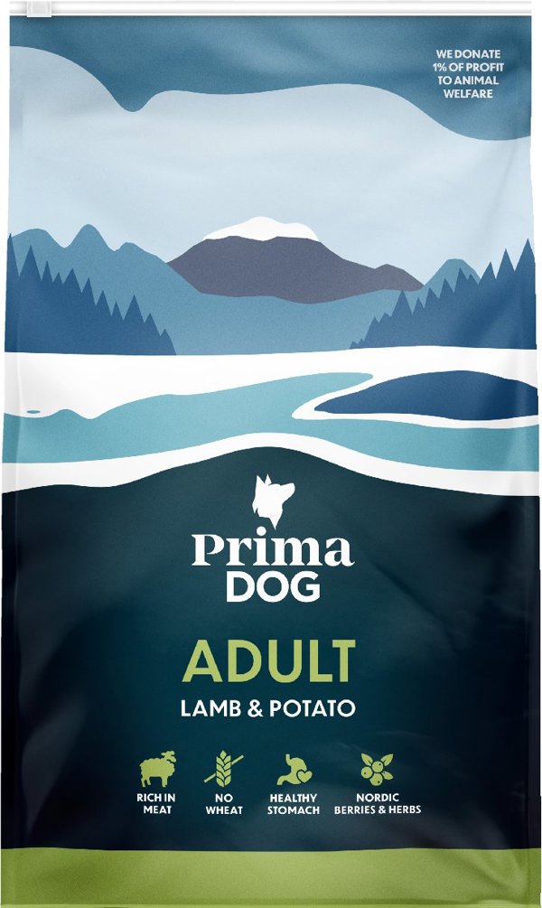 PRIMADOG ΑΡΝΙ-ΠΑΤΑΤΑ ΕΝΗΛΙΚΑ ΣΚΥΛΙΑ 3 KG