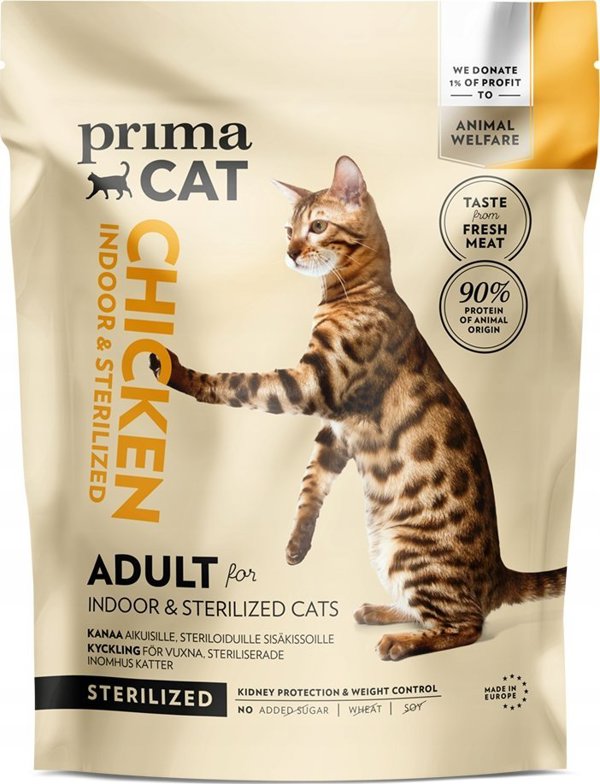 Prima PRIMACAT ΚΟΤΟΠΟΥΛΟ ΣΤΕΙΡΩΜΕΝΟ ΕΝΗΛΙΚΩΝ 1,4KG 13554962 6430069580597