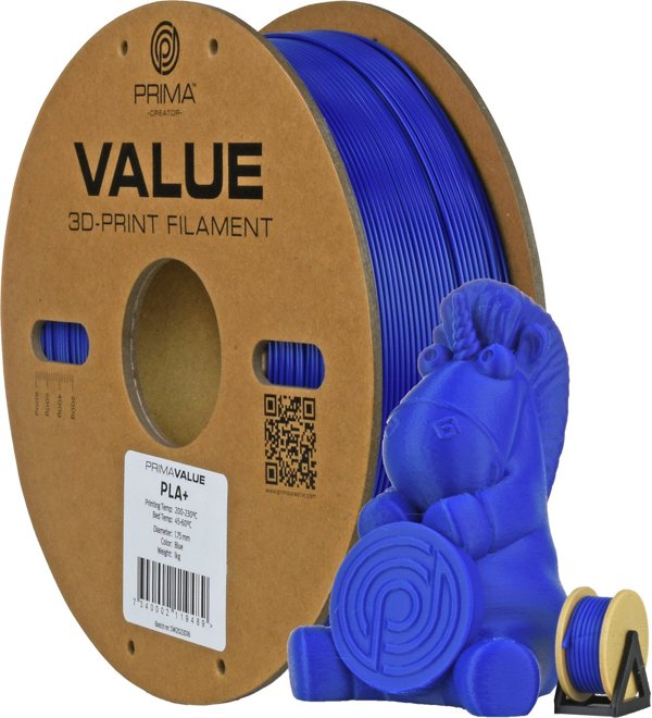 Νήμα PrimaValue PLA+ για εκτυπωτή 3D, 1.75 mm, μπλε
