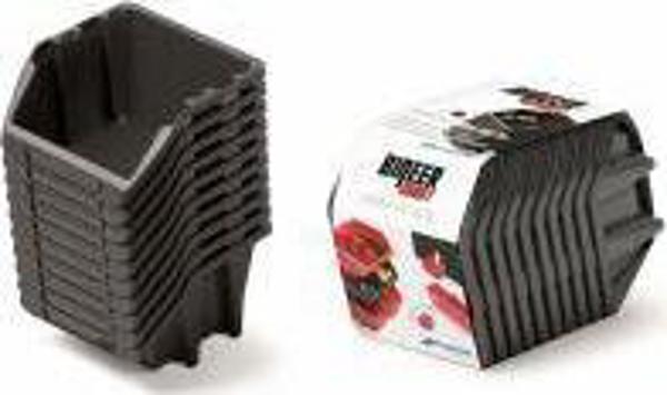 Prosperplast Κουτιά Αποθήκευσης Bineer Short KBISS12-3020, Σετ 10 Τεμαχίων, Κόκκινα, 180x98x118mm