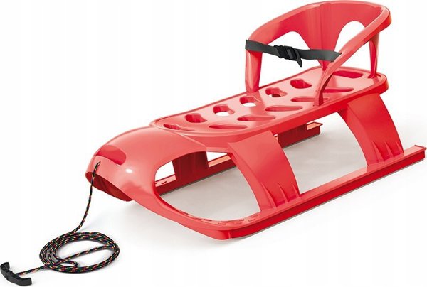 Prosperplast ΠΛΑΣΤΙΚΟ ΣΕΛΚΙ ΜΕ ΠΛΑΤΗ 88x45x42CM ΚΟΚΚΙΝΟ 14195397 5905197480145