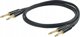 PROEL 2 x 6.3mm αρσενικό - 2 x 6.3mm αρσενικό, 3μ. μαύρο