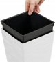 PROSPERPLAST Γλάστρα για λουλούδια Furu DFSH200 Λευκή