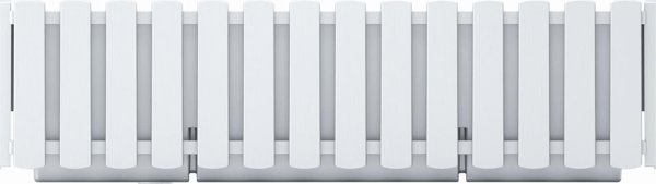 Ζαρντινιέρα μπαλκονιού Boardee Fencycase DDEF600 λευκή (DDEF600-S449)