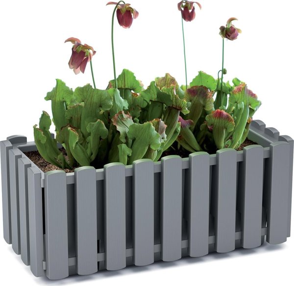 Ζαρντινιέρα μπαλκονιού Boardee Fencycase DDEF600 λευκή (DDEF600-S449)