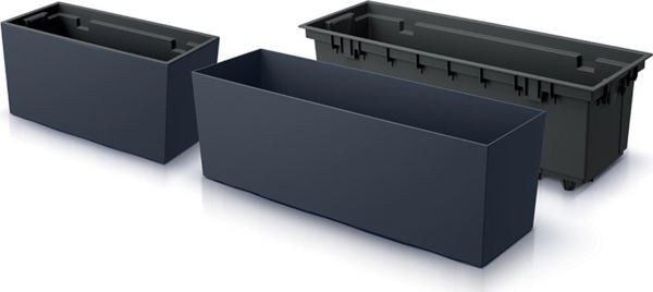 Ζαρντινιέρα Urbi Case DUC400 λευκή