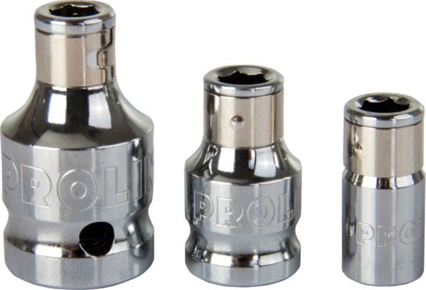 Pro-Line Προσαρμογέας Υποδοχής 1/2" σε 1/4" για Μύτες, από Ατσάλι CRV, Επαγγελματικός Αντάπτορας