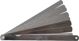 Pro-Line Μετρητής Πάχους Φύλλου 17 Φύλλων 200mm, 0,02-1,00mm, Ανοξείδωτο Ατσάλι, 21220