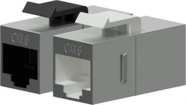 Procab VCK510/S Προσαρμογέας Keystone CAT6 RJ45 σε RJ45, Μεταλλικός Θωρακισμένος