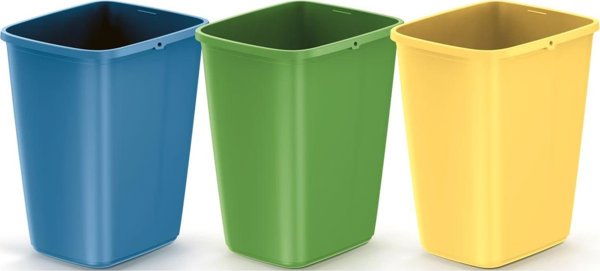 PROSPERPLAST ΚΑΔΟΣ ΑΠΟΡΡΙΜΜΑΤΩΝ 12 L COMPACTA Q SORT ΣΕΤ ΧΡΩΜΑ