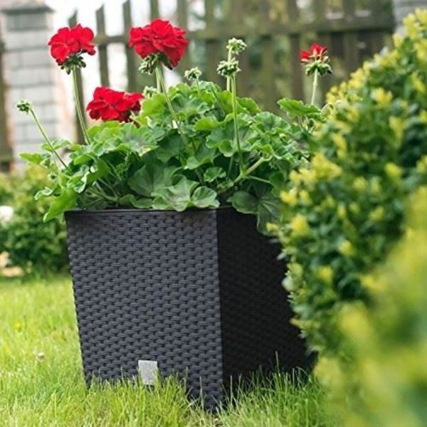 Γλάστρα Rato χαμηλή - ANTRACYTOWY DRTS200L-S433 καθολική PROSPERPLAST