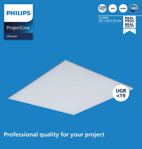 PROJECTLINE PANEL 6060 3200LM 4000K
