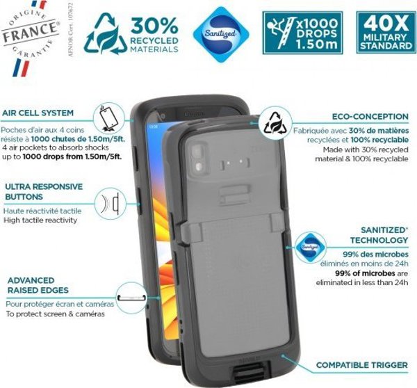 ΘΗΚΗ PROTECH ΓΙΑ ZEBRA TC22-TC27/HC50-ΣΥΜΒΑΤΟ ΣΚΑΝΔΑΛΗ-ΜΑΛΑΚΗ ΤΣΑΝΤΑ